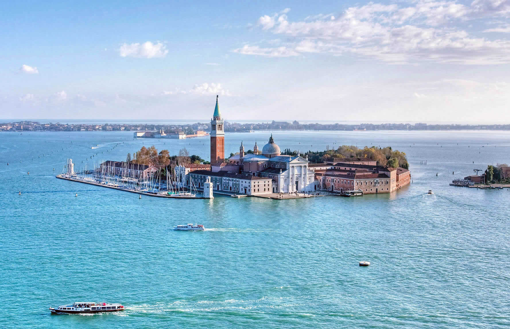 San Giorgio Maggiore Adası'ndan Görünüm